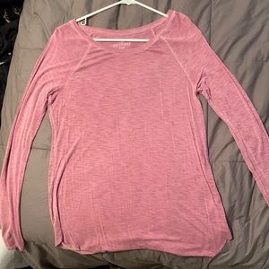 Pink long sleeve top from Hollister